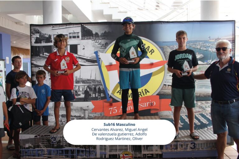 PODIUM PARA OLIVER RODRÍGEZ EN LA I COPA ANDALUCÍA OPTIMIST, C.M. ALMERÍA